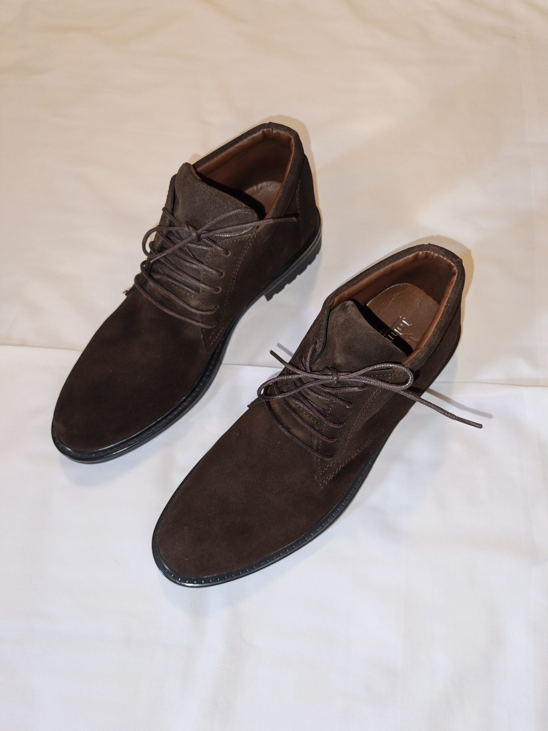 👞 Bottines Suède Marron – Style Chukka | John Foster | NEUF