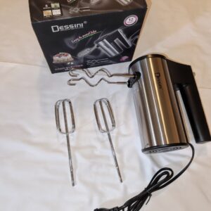 🎂 Batteur Électrique Dessini DS-204 | 5 Vitesses | Inox | NEUF
