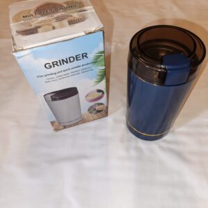 ⚙️ Moulin Électrique Multifonction | Multiple Grinding | Bleu & Or | NEUF